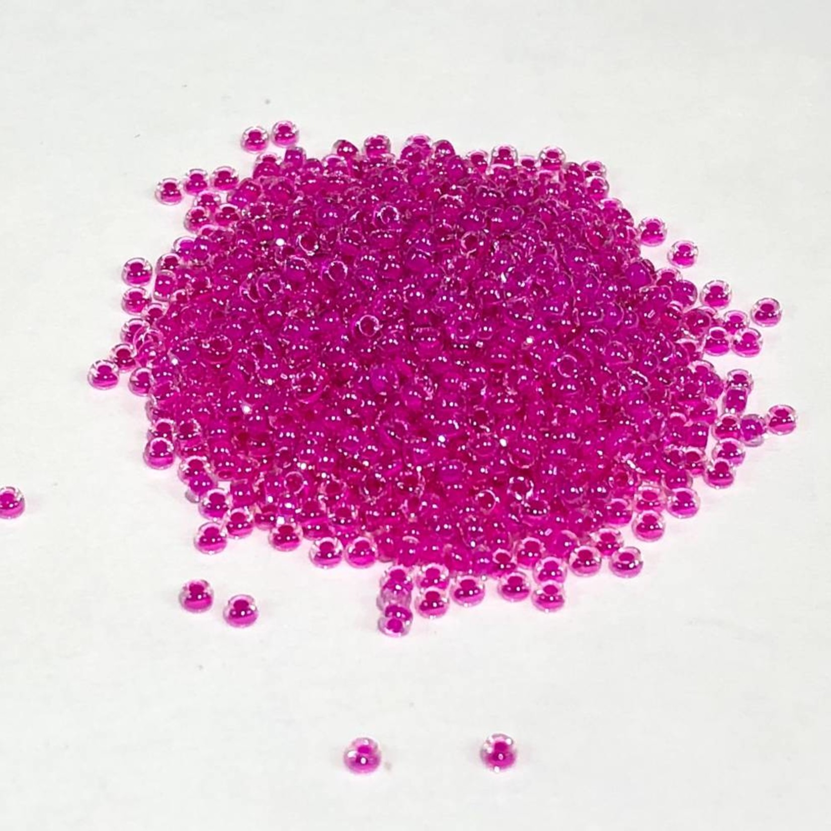 MIYUKI Rocaille 15-0 Fuchsia Lined Crystal 8g