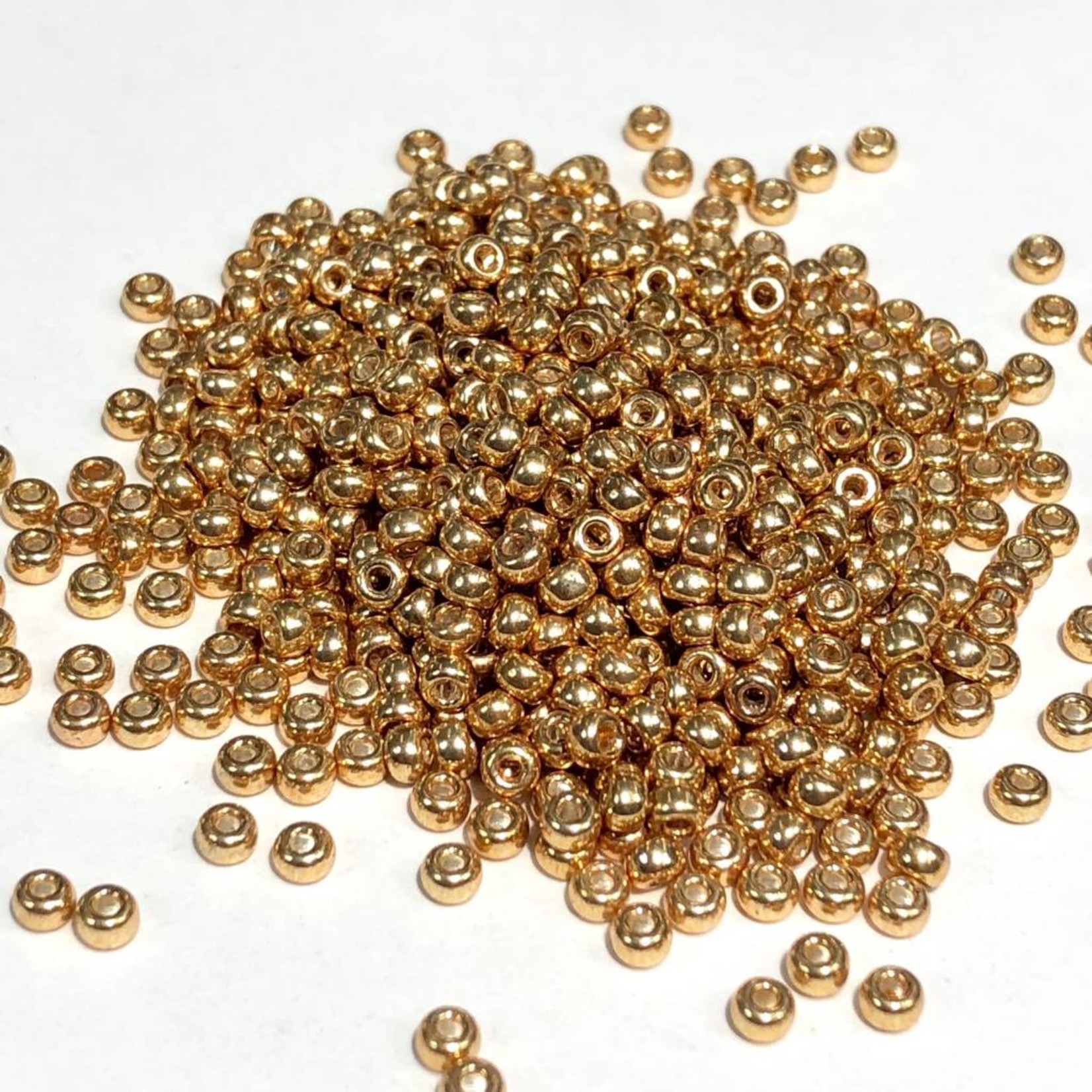 MIYUKI Rocaille 8-0 Galvanized Gold 25g