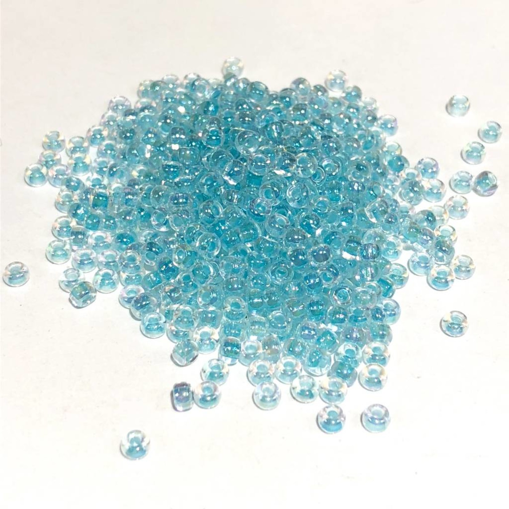 MIYUKI Rocaille 8-0 Glacier Blue Lined Crystal 25g