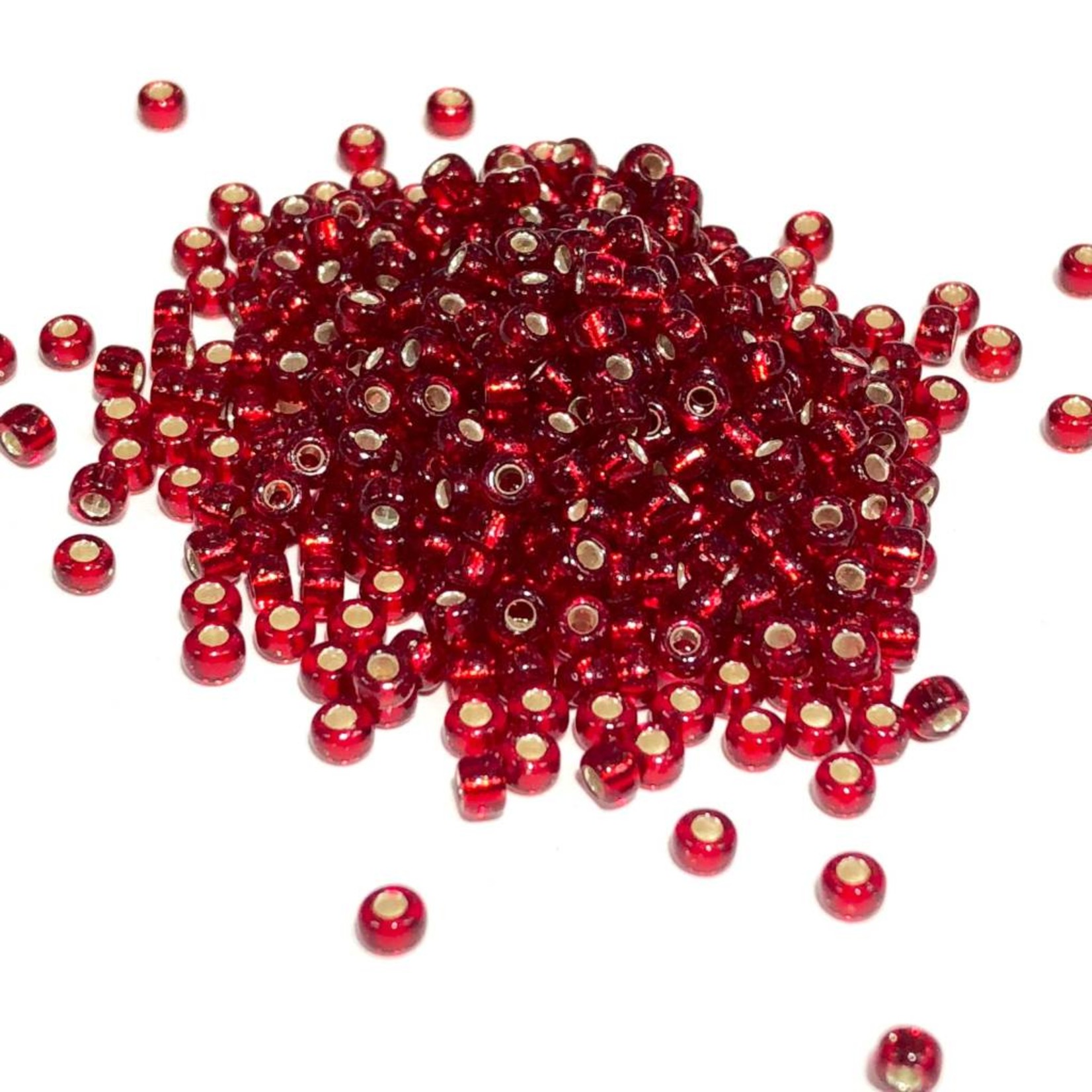 MIYUKI Rocaille 8-0 Silver Lined Ruby 25g
