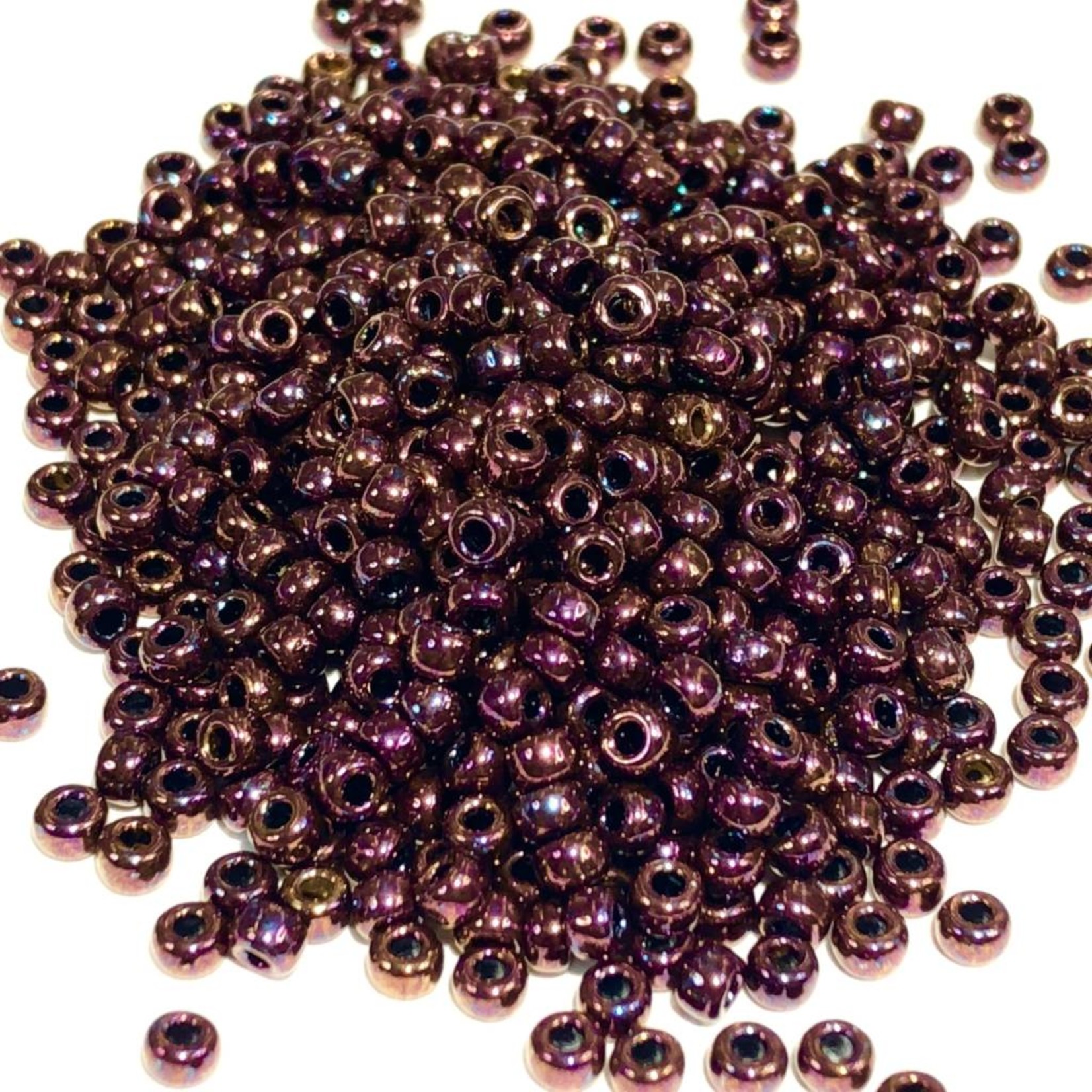 MIYUKI Rocaille 8-0 Metallic Dark Raspberry 25g