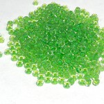 MIYUKI Rocaille 8-0 Green Lined Crystal 25g
