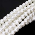 PRECIOSA Crystal Pearls 3mm White 150Bd
