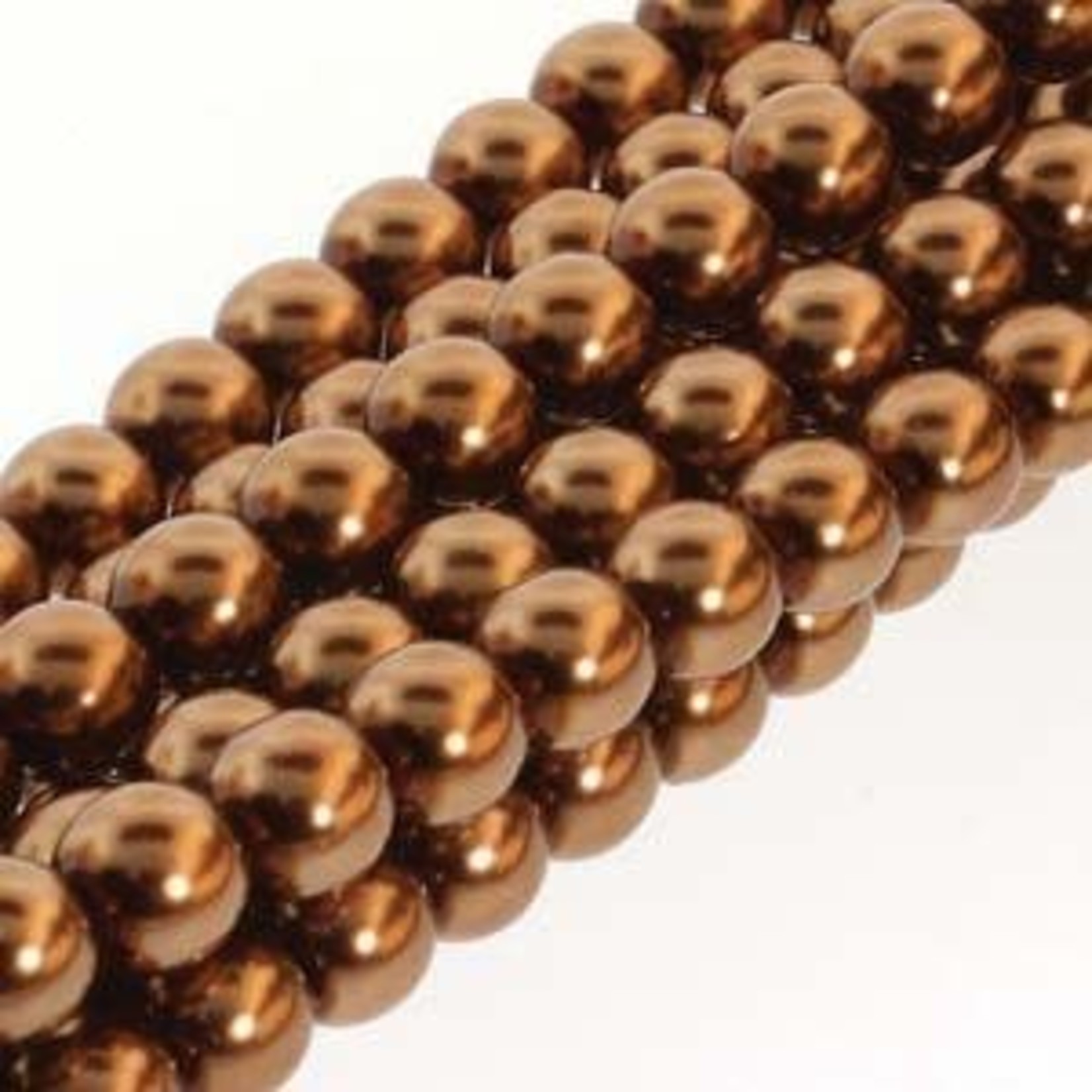 PRECIOSA Crystal Pearls 3mm Antique Gold 150Bd