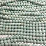 Natural QUARTZ Dyed Mint Green 8mm Round