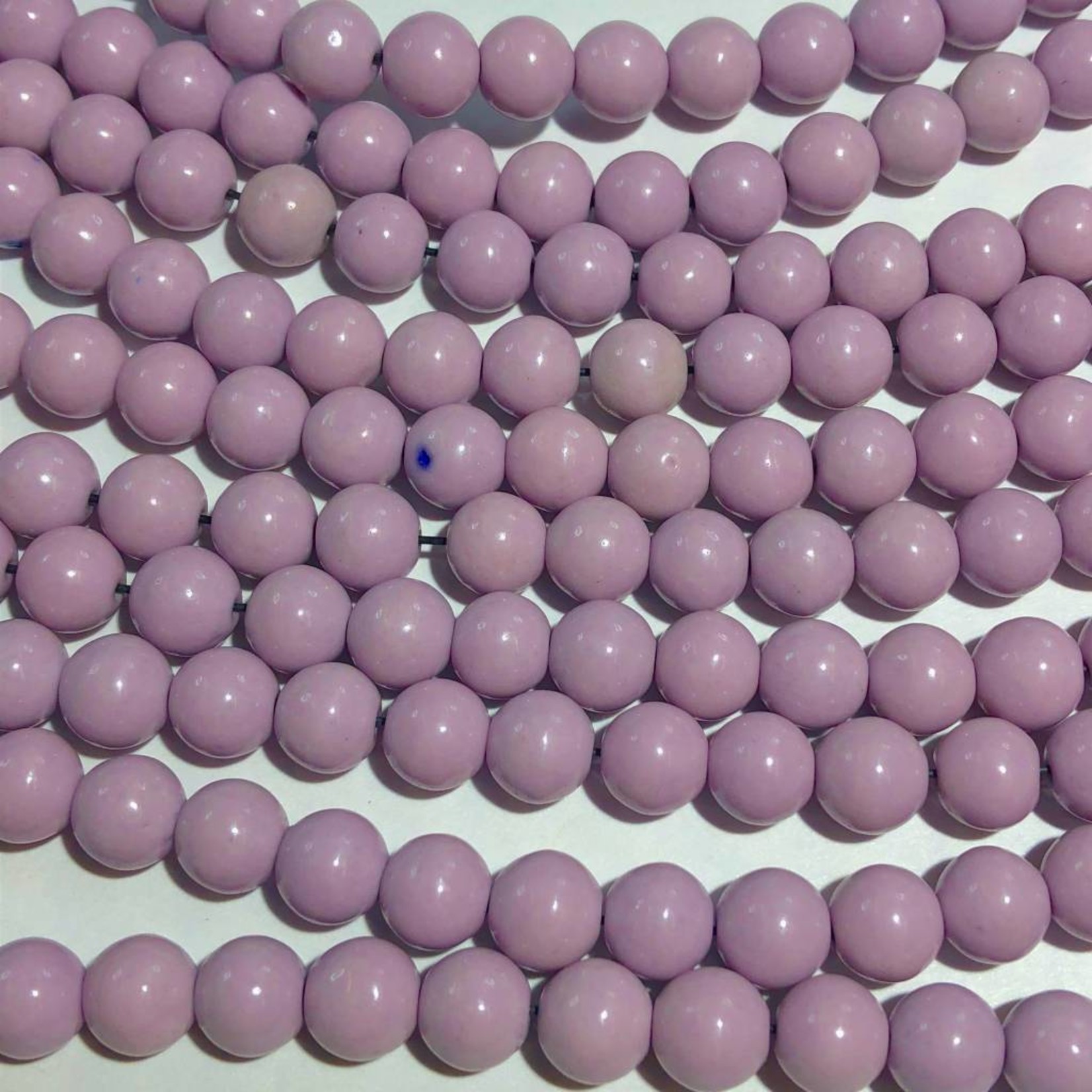 Natural QUARTZ Dyed Lilac 8mm Round