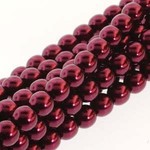 PRECIOSA Crystal Pearls 4mm Burgundy 120pcs