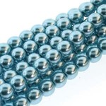 PRECIOSA Crystal Pearls 4mm Cerulean 120pcs