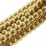 PRECIOSA Crystal Pearls 4mm Gold 120pcs