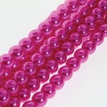 PRECIOSA Crystal Pearls 4mm Hot Pink 120pcs