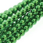PRECIOSA Crystal Pearls 4mm Xmas Green 120pcs