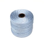 S-Lon Nylon Bead Cord Blue Morning .4mm 77 Yd Roll