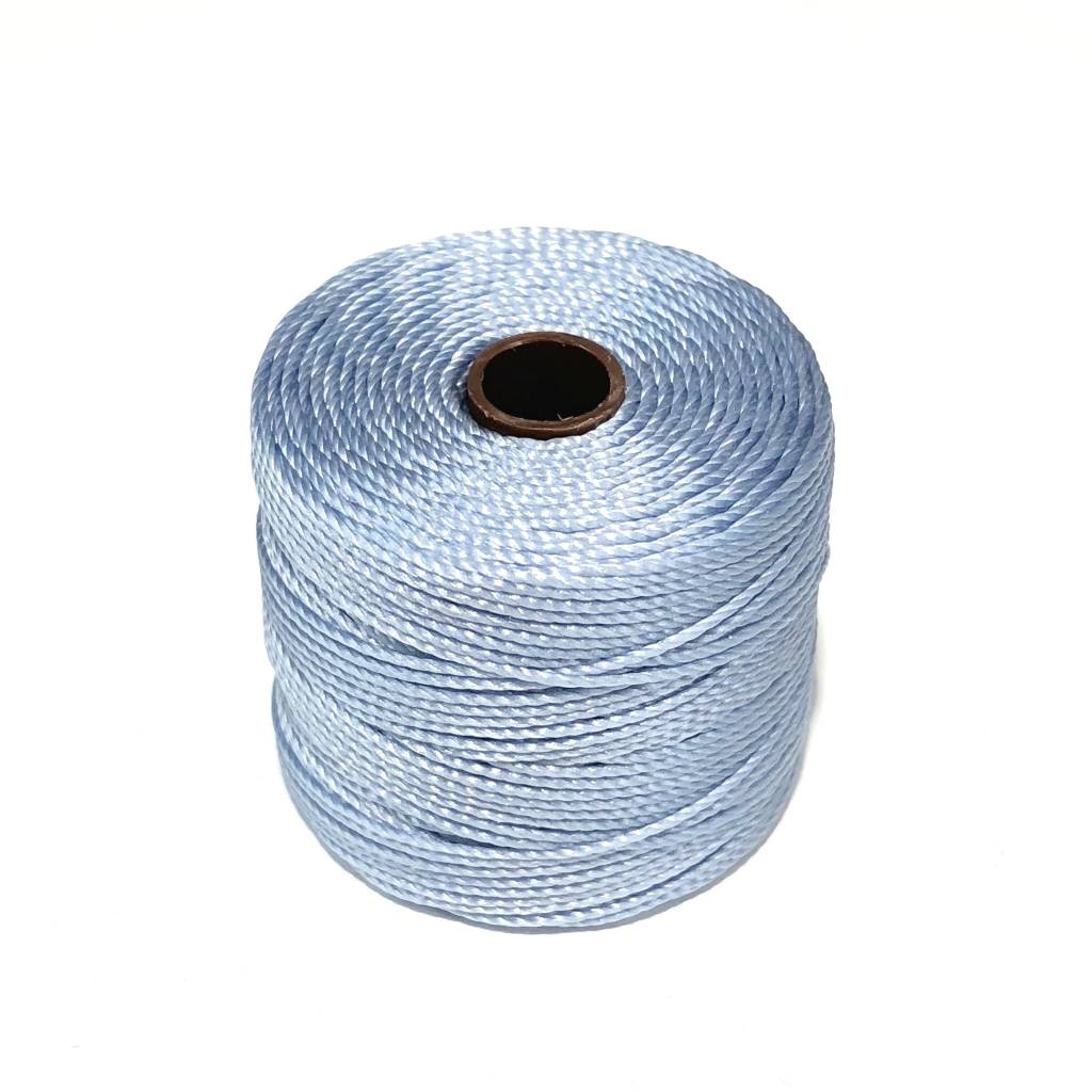 SLon Nylon Bead Cord Blue Morning .4mm 77 Yd Roll Atlantic Bead Company