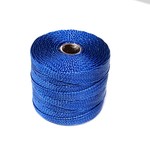 S-Lon Nylon Bead Cord Capri Blue .4mm 77 Yd Roll