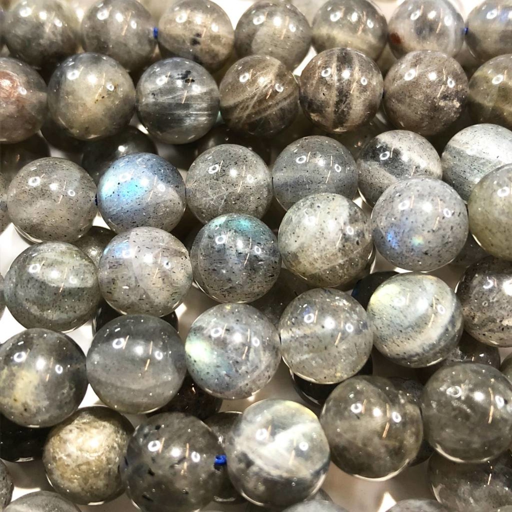 LABRADORITE Natural Grade A 8mm Round