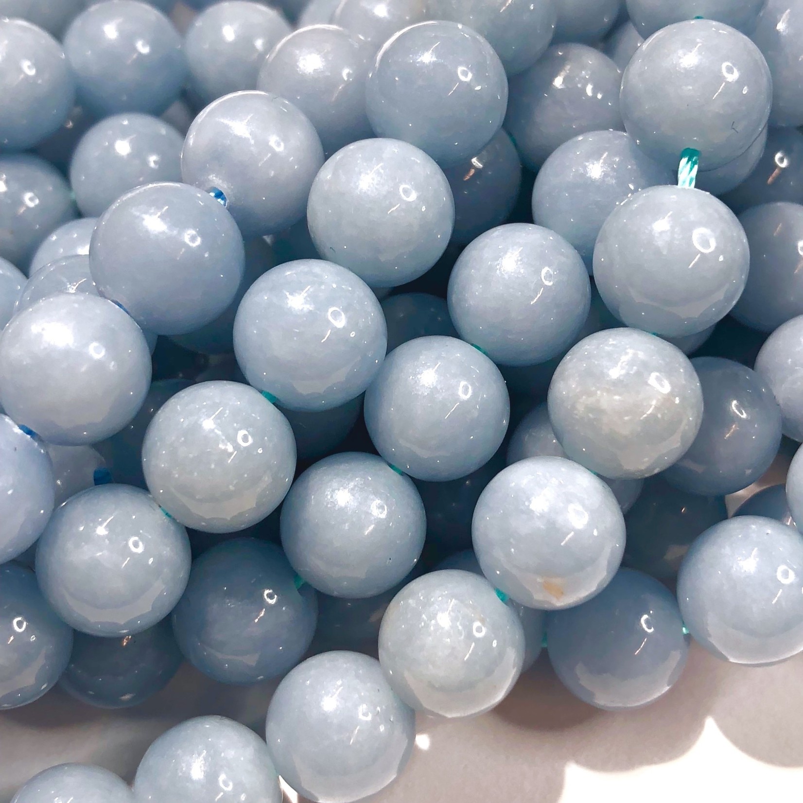 Natural Blue ANGELITE 8mm Round