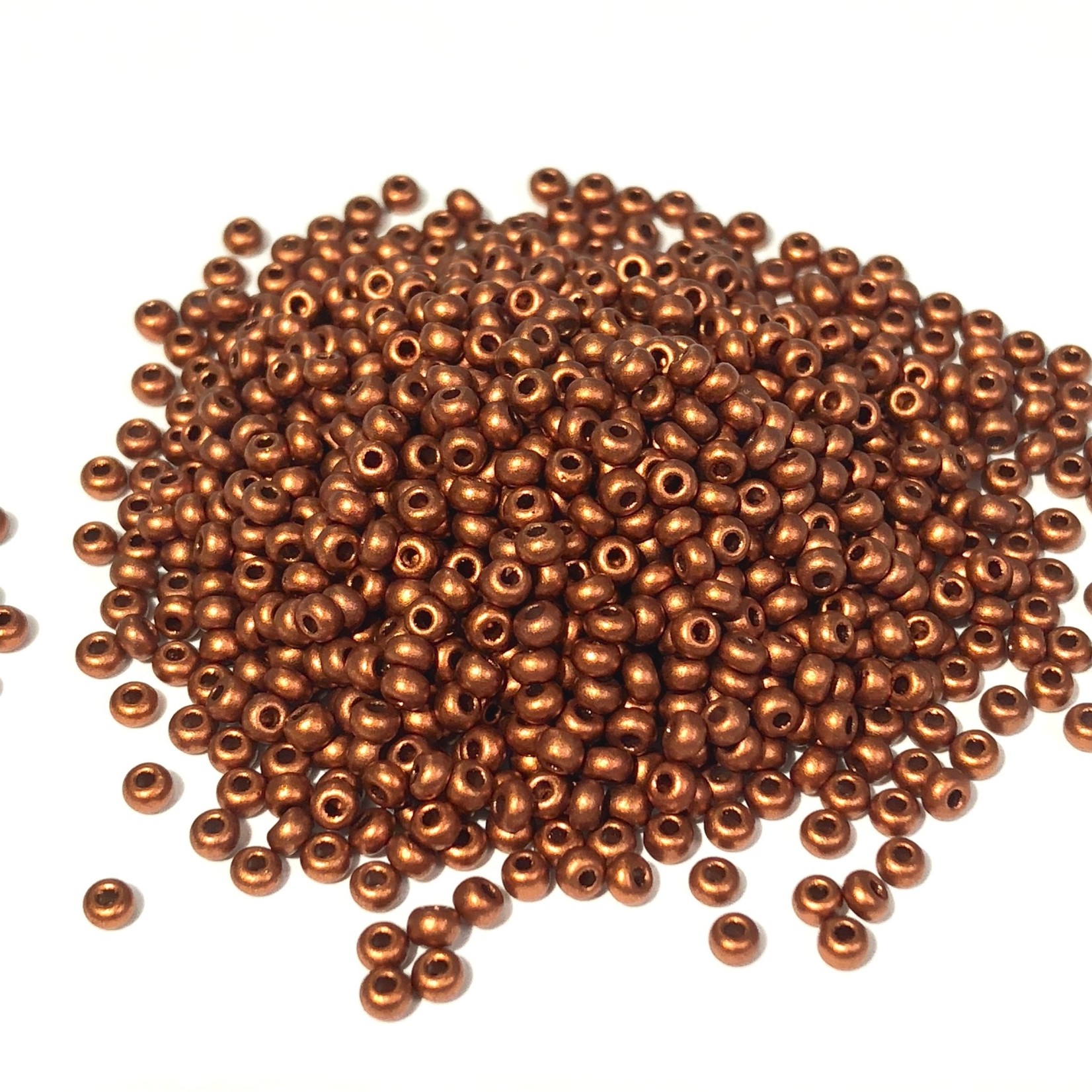 PRECIOSA 10-0 Seed Beads Metallic Copper 22.5g
