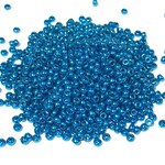 PRECIOSA 10-0 Seed Beads Metallic Blue 22.5g