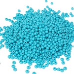 PRECIOSA 10-0 Seed Beads Opaque Turquoise 22.5g