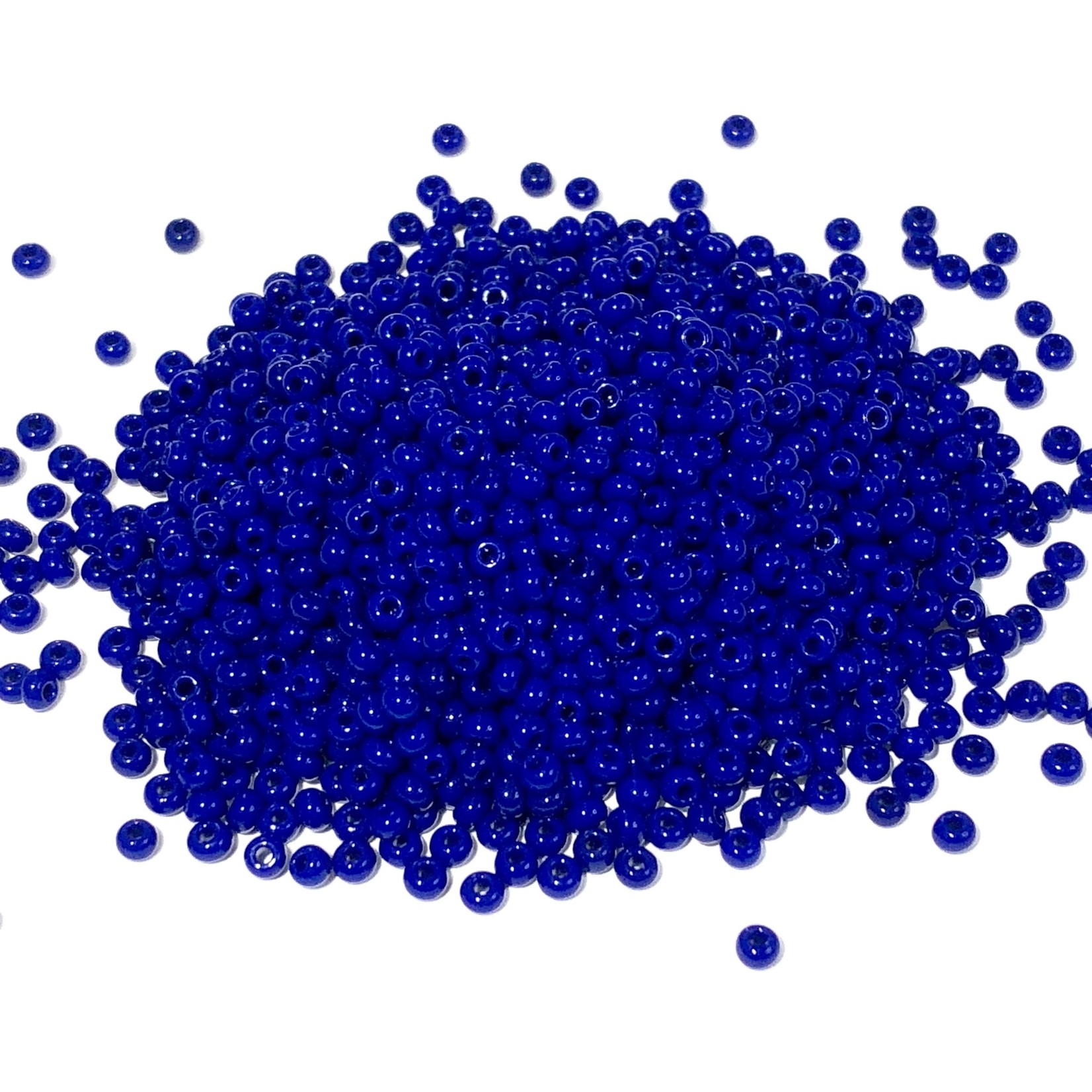 PRECIOSA 10-0 Seed Beads Opaque Dark Royal Blue 22.5g