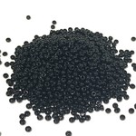 PRECIOSA 10-0 Seed Beads Opaque Black 22.5g