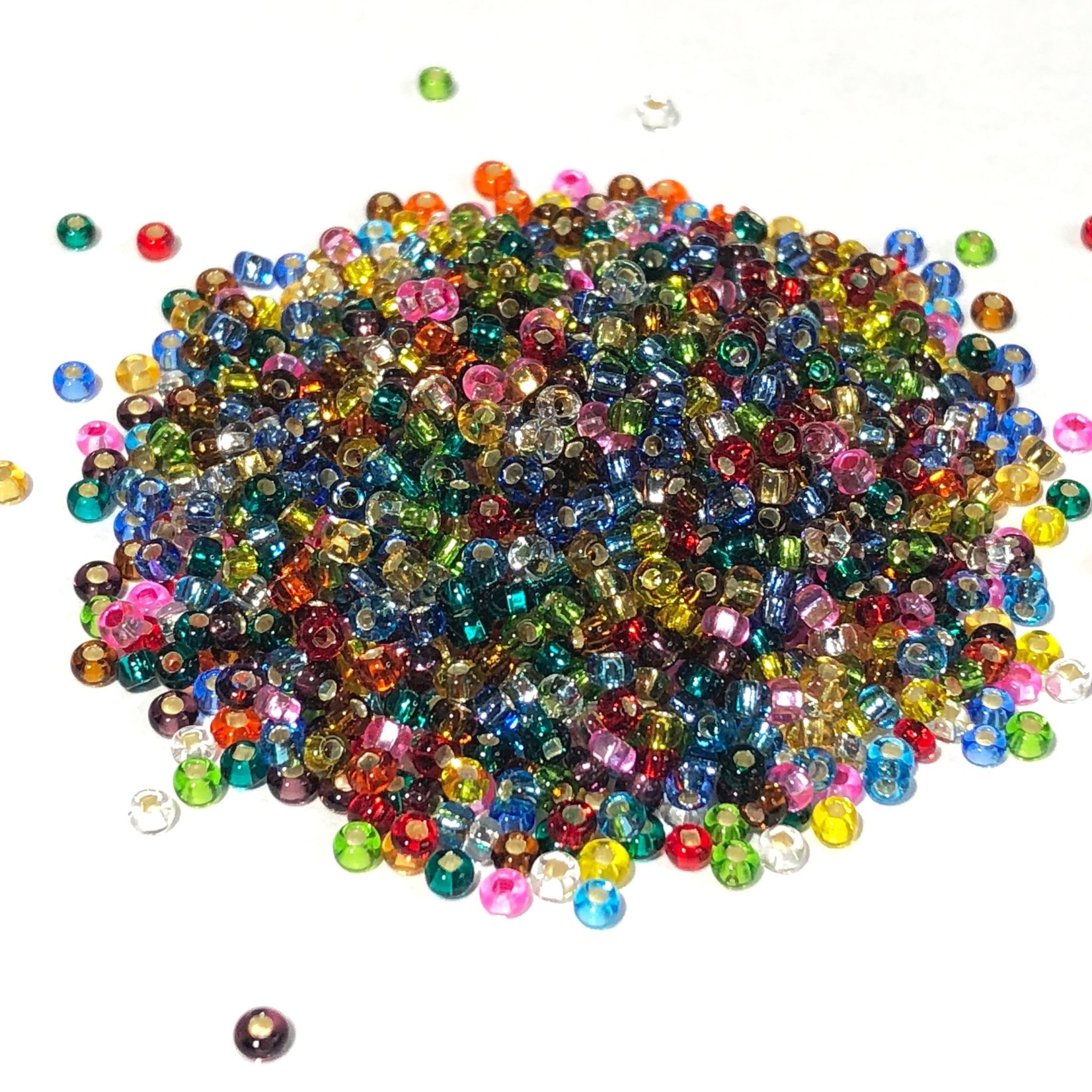PRECIOSA 10-0 Seed Beads Silver Lined Assorted 22.5g
