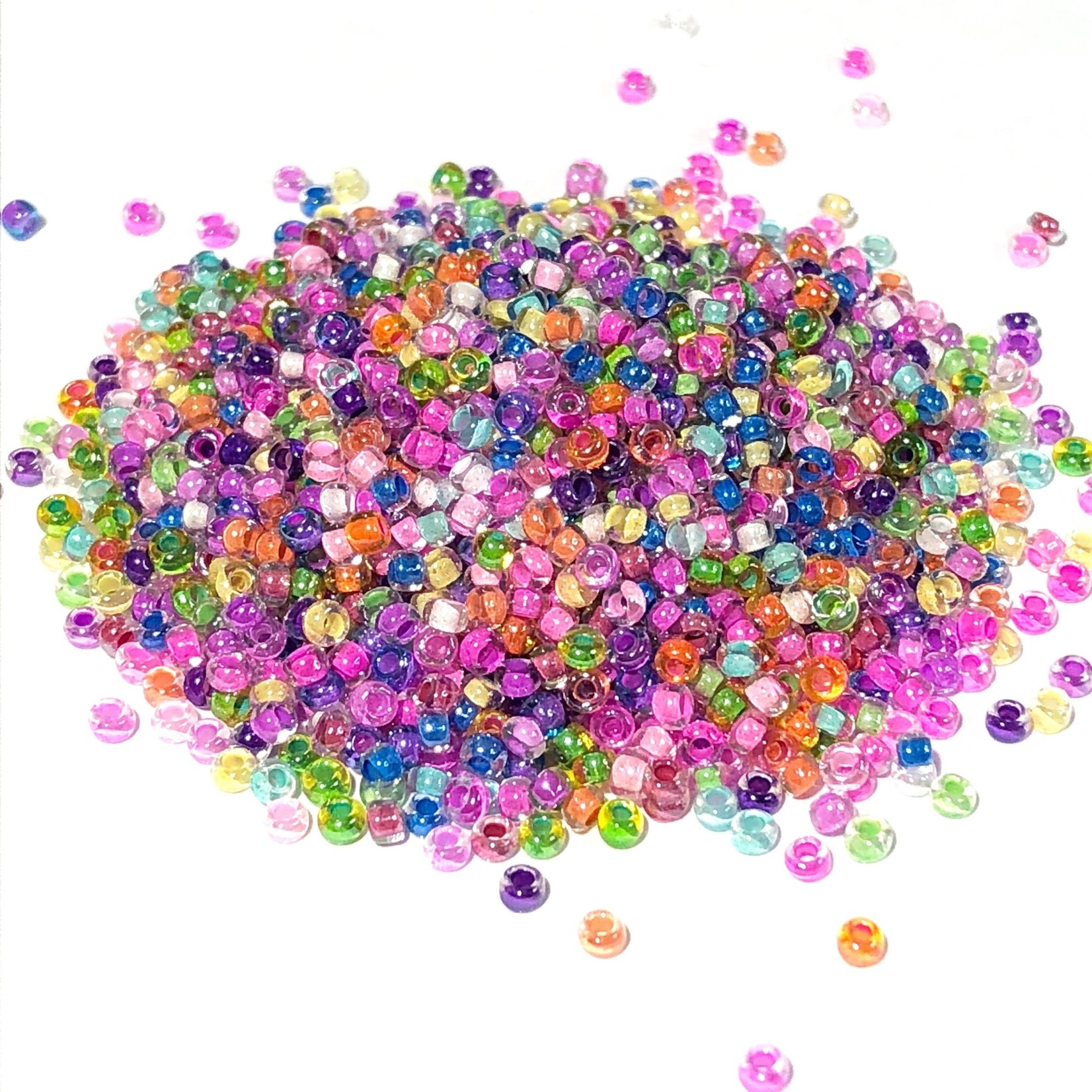 PRECIOSA 10-0 Seed Beads Colour Lined Crystal MIX 22.5g