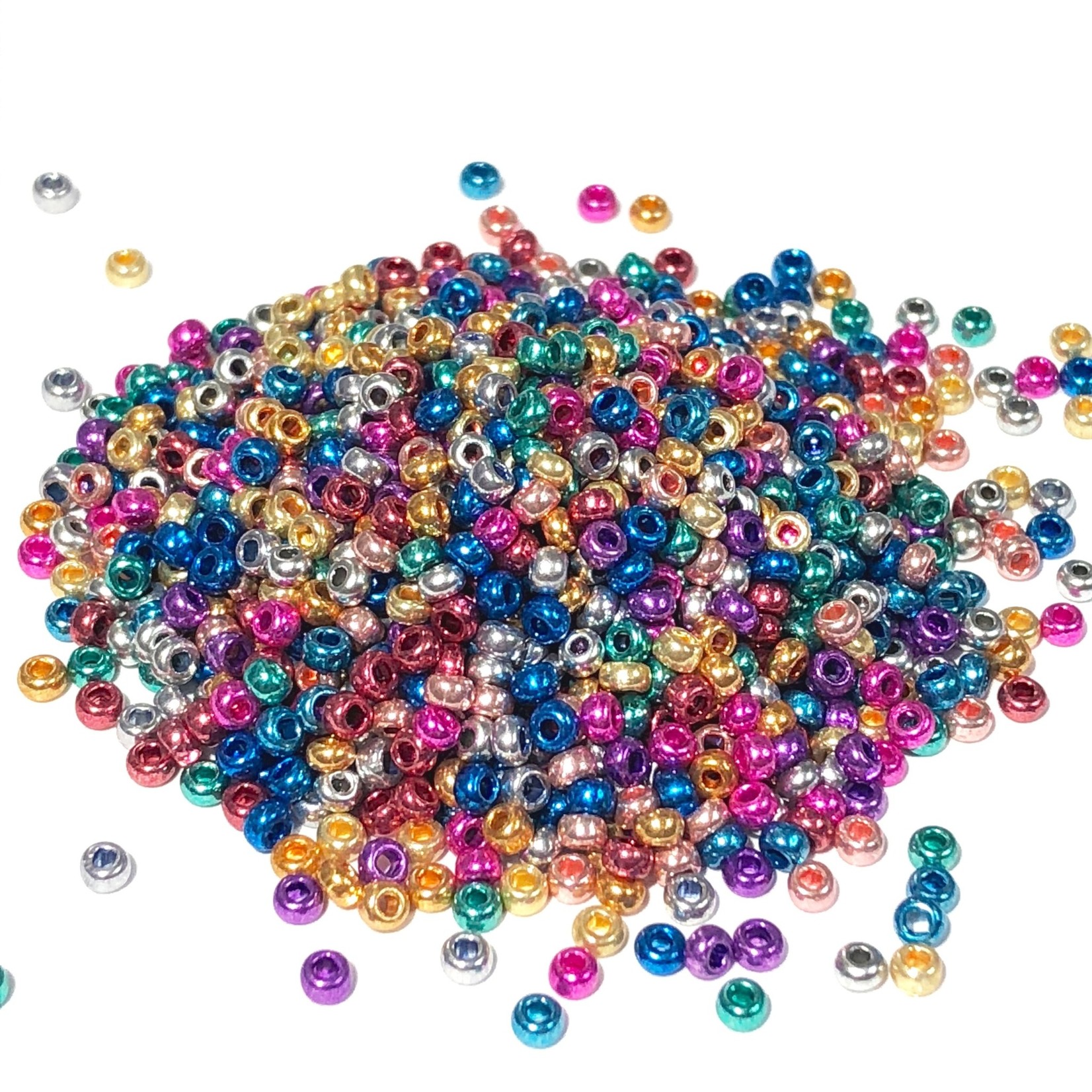 PRECIOSA 10-0 Seed Beads Metallic Multi 22.5g