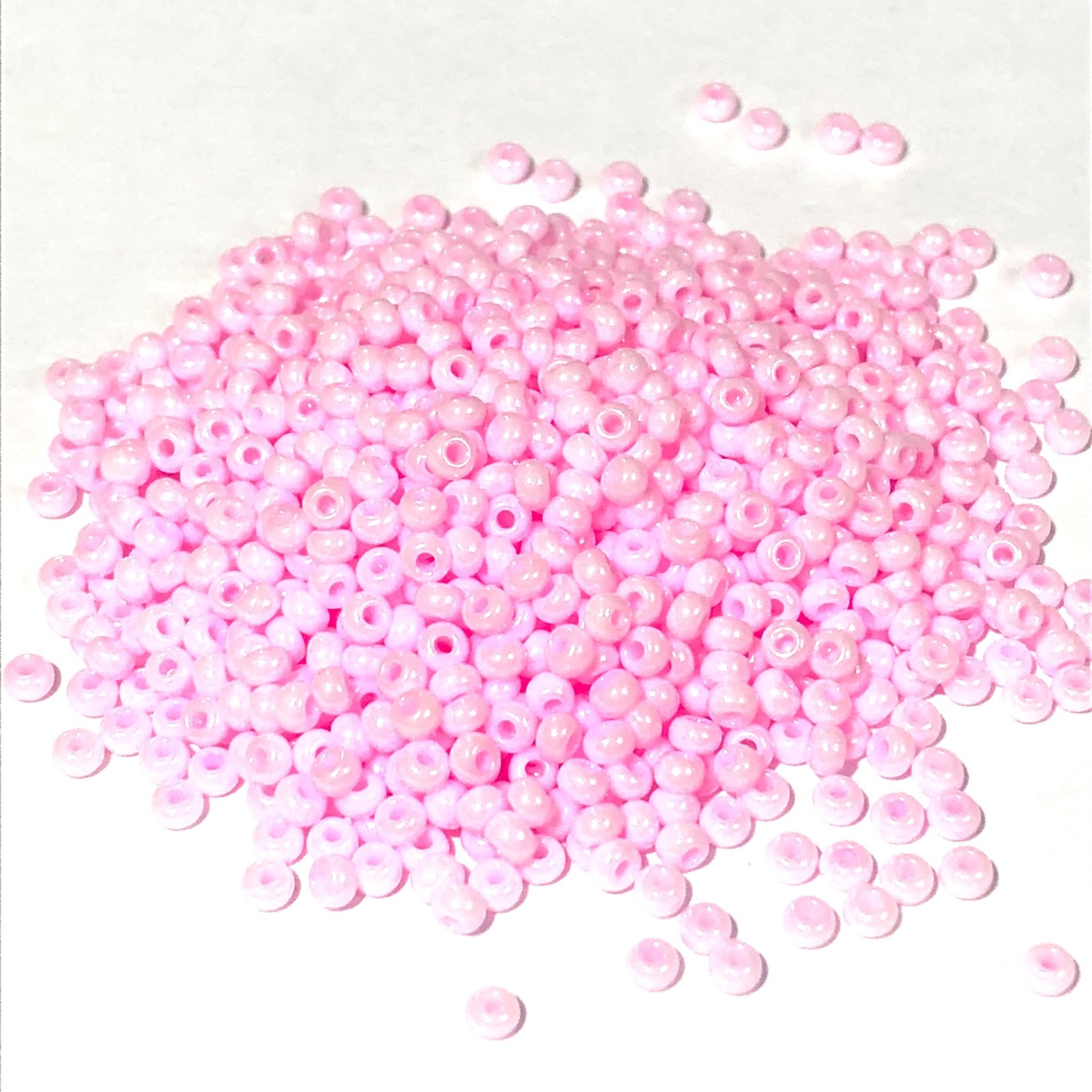 PRECIOSA 10-0 Seed Beads Op Dyed Pink 22.5g
