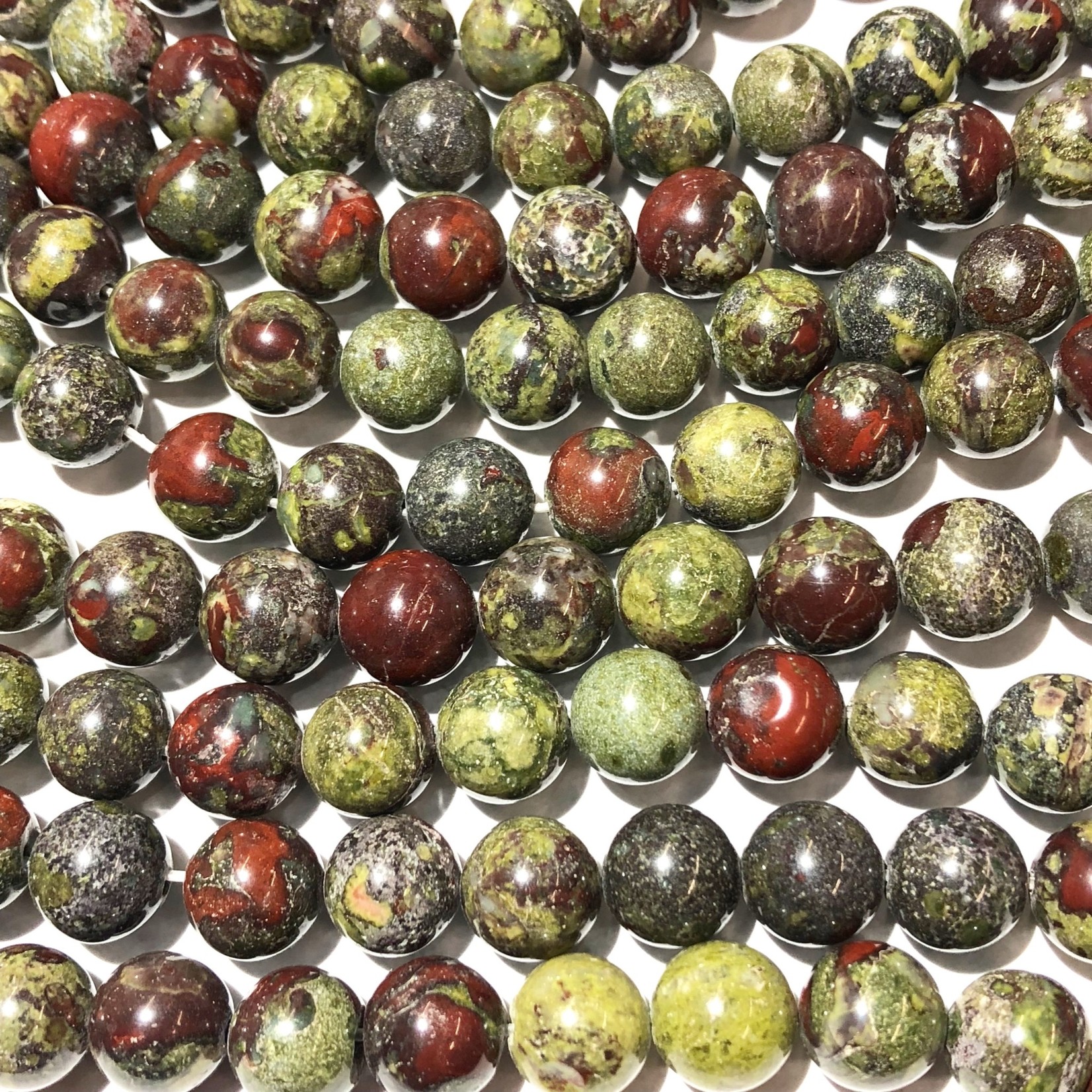 Dragon Blood JASPER Natural 10mm Round