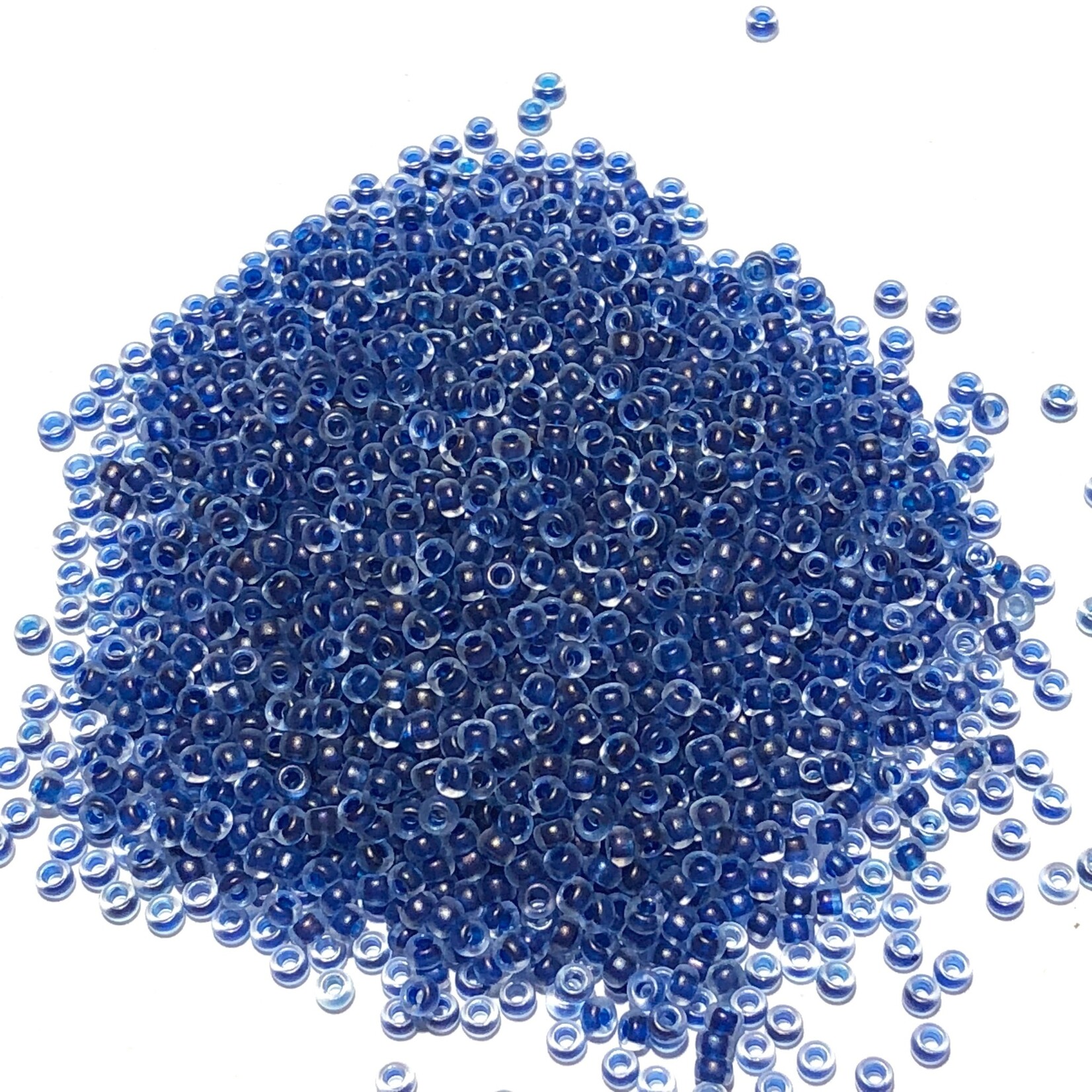 MIYUKI Rocaille 11-0 Blue Lined Crystal Luster 25g