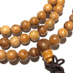 Natural Asian Yew Wood Beads 6mm 108 Pcs