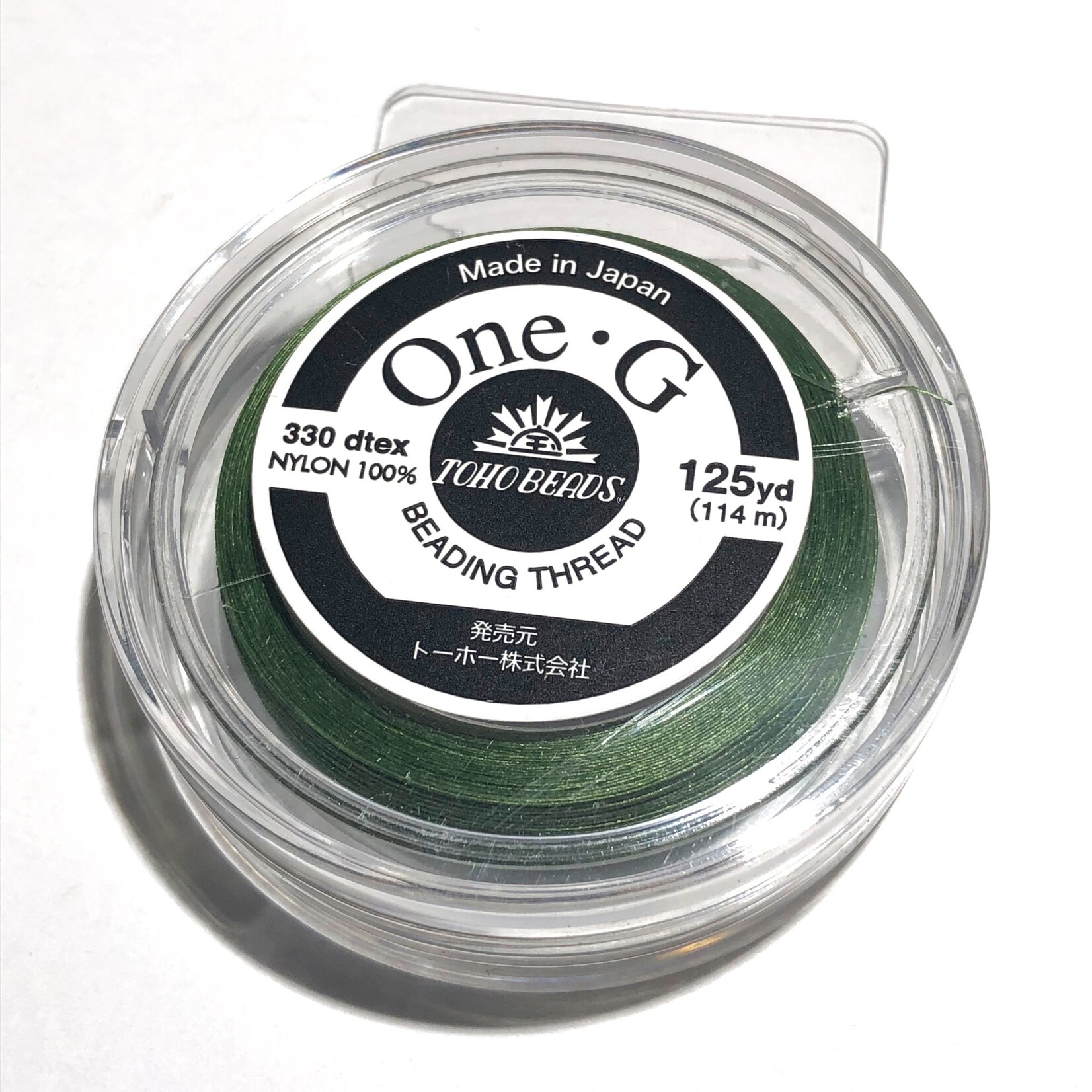 TOHO One-G Thread Green 125 yd