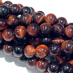 Natural RED TIGER EYE Grade A 6mm Round