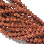 Goldstone 4mm Round