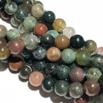Natural Indian Agate 6mm Round