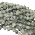 Natural Labradorite 8mm Polygon