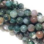 INDIAN AGATE 8mm Faceted