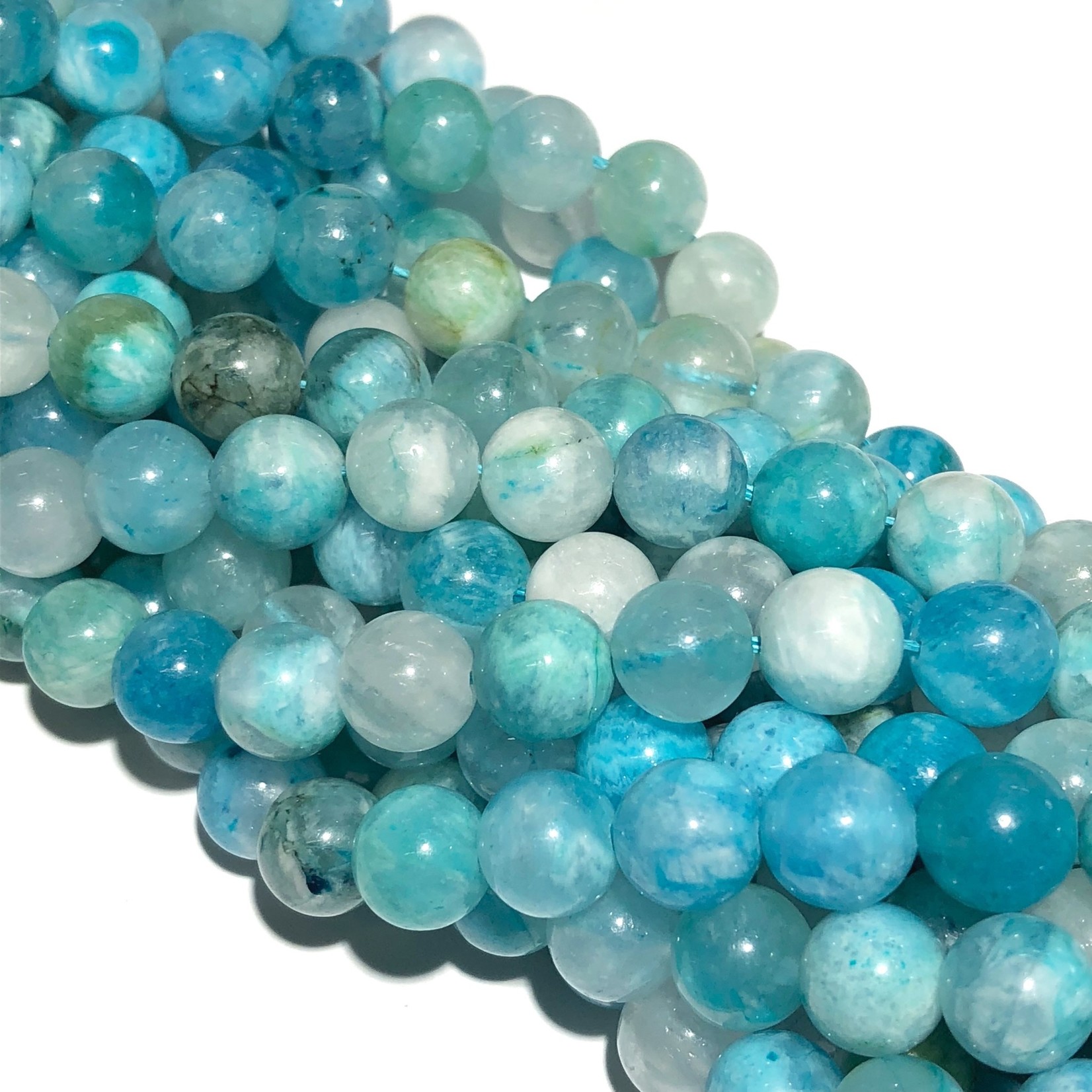 HEMIMORPHITE Natural Grade AA 8mm Round