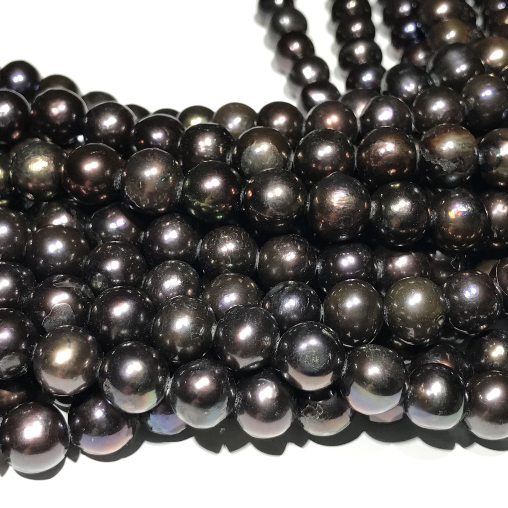 FRESH WATER PEARLS 9mm Potato (Purple-Bronze)