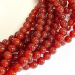 Agate Red (Natural Carnelian) 6mm Round