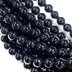 Natural Black Onyx 6mm Round