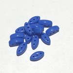 Cali Beads 3-Hole Blue 40pcs