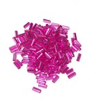 PRECIOSA Bugle #2 Silver Lined Fuchsia 25g