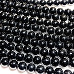 Black OBSIDIAN Natural Grade A 8mm Round