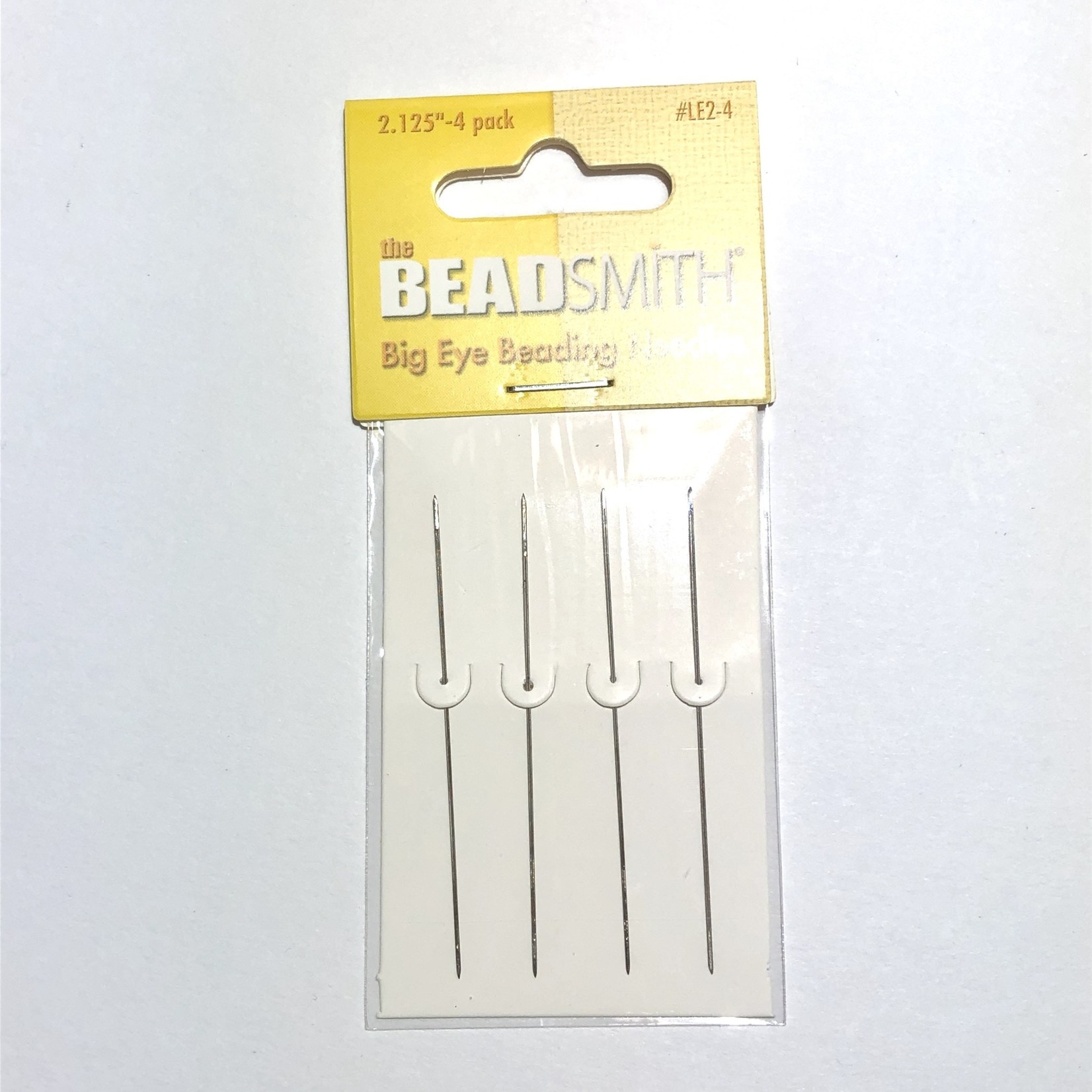 BeadSmith Beadsmith Big Eye NEEDLES 2.125" 4pcs