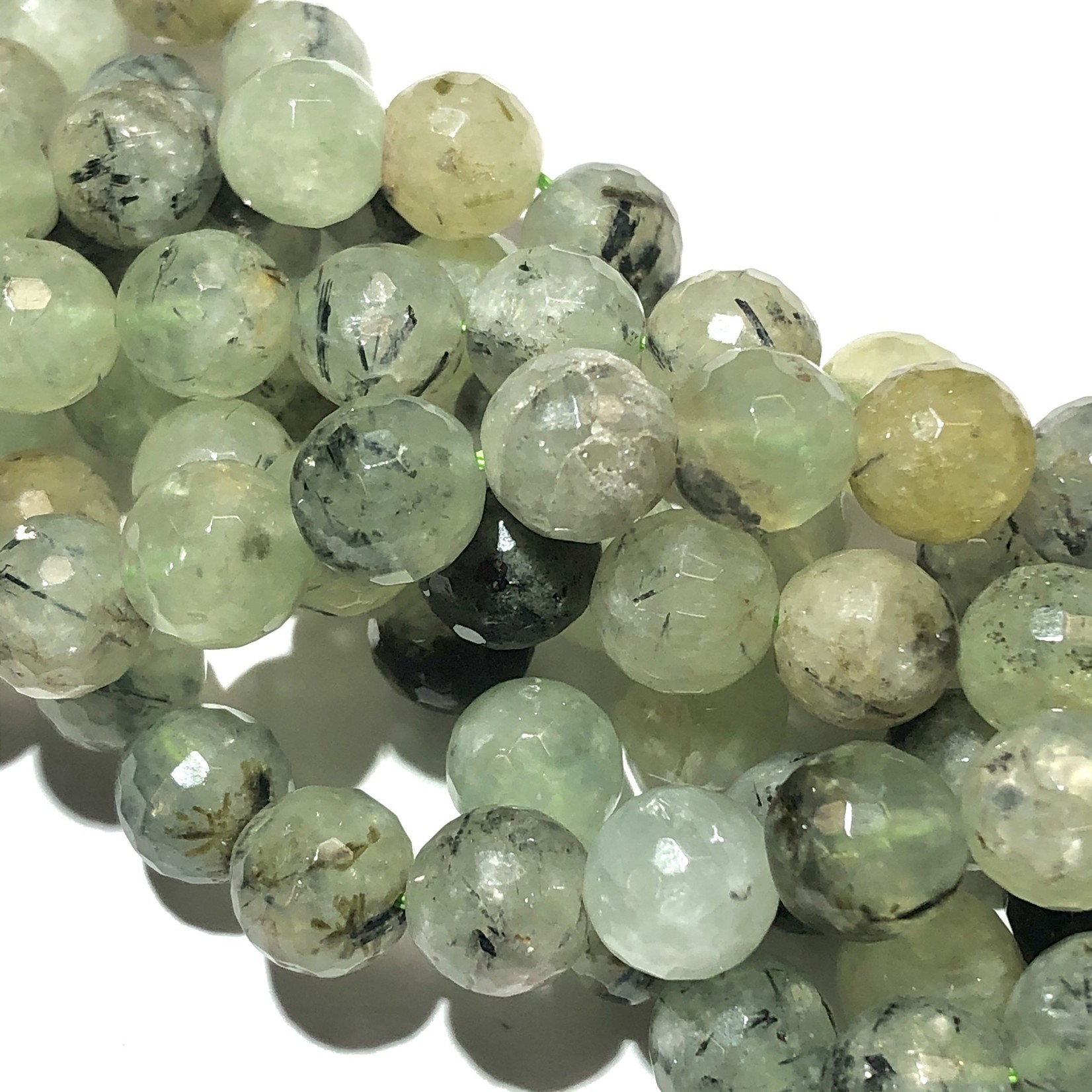 PREHNITE Natural 10mm Faceted