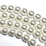 PRECIOSA Crystal Pearls 8mm White 75/Str