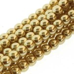 PRECIOSA Crystal Pearls 8mm Gold 75/Str