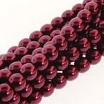PRECIOSA Crystal Pearls 8mm Burgundy 75/Str